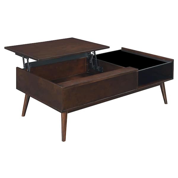 Picket House Furnishings Morgan 48 In Espresso Large Rectangle Wood Coffee Table With Lift Top Cjtn400cte The Home Depot