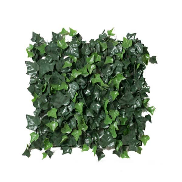 Green Smart Dekor 20 in. x 20 in. Artificial Ivy Wall Panels (Set of 4)