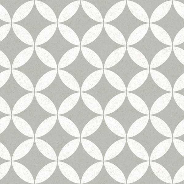 Tempaper Terrazzo Star Grey Peel and Stick Wallpaper Sample