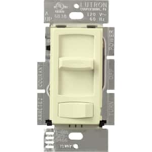 Skylark Contour Dimmer Switch for Electronic Low-Voltage, 300-Watt/Single-Pole or 3-Way, Almond (CTELV-303P-AL)