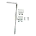 12 in. Zinc-Plated Cane Bolt