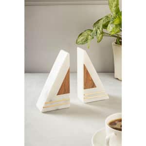 Gilmore Polished Marble Bookends (Set of 2)