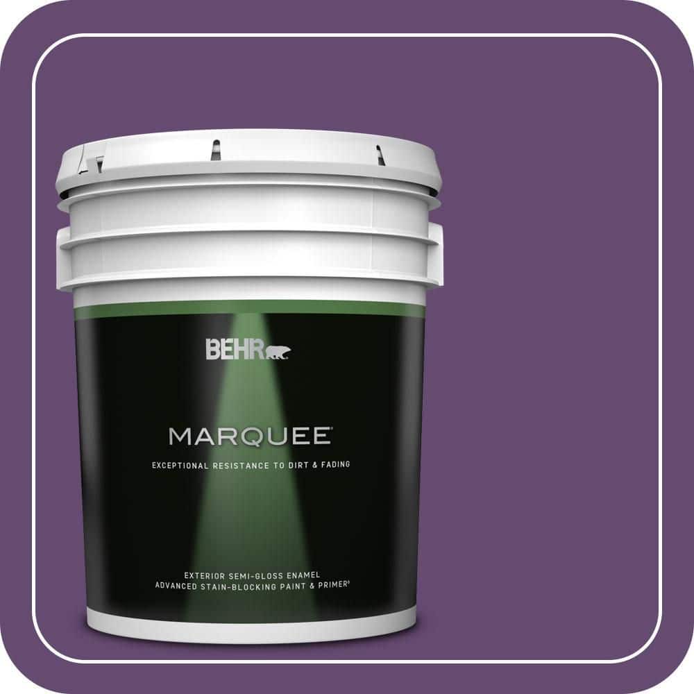 5 gal. #S-G-670 Deep Violet Semi-Gloss Enamel Exterior Paint & Primer price history on PriceWatchPro