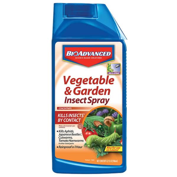BIOADVANCED 32 oz. Concentrated Vegetable and Garden Aphid Insect Killer  Spray 701521A - The Home Depot