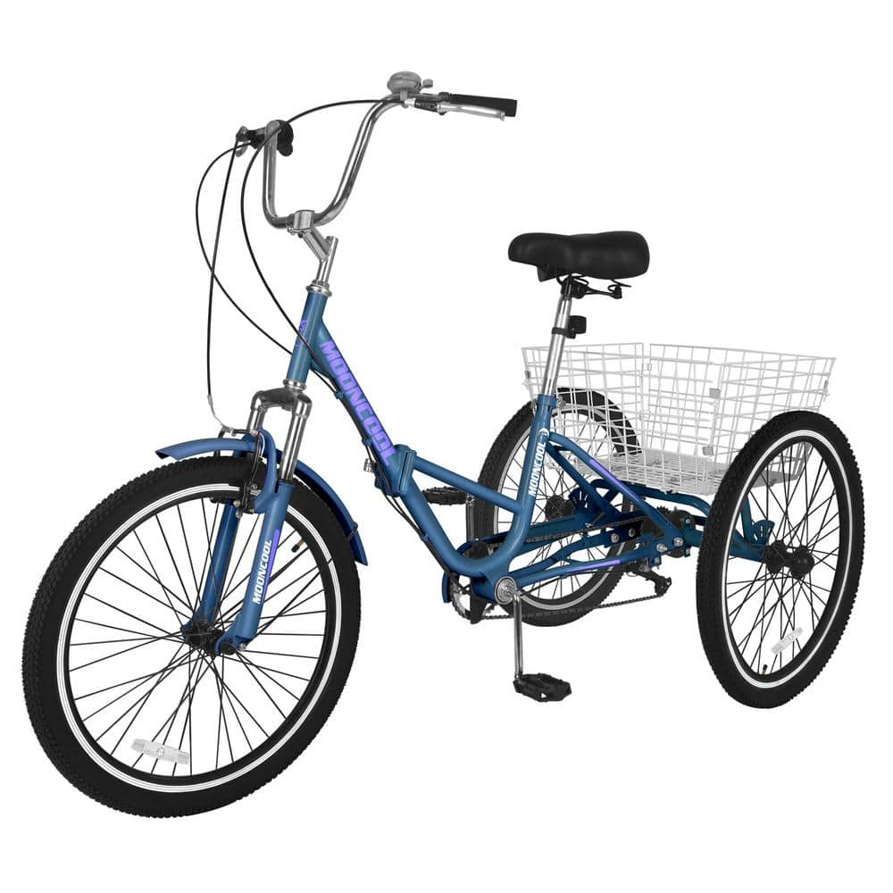 Foldable three wheel bike on sale