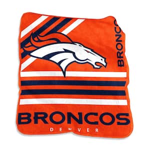 Denver Broncos Multi-Colored Raschel Throw
