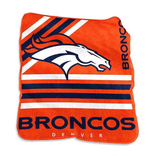 logobrands Denver Broncos Multi-Colored Raschel Throw