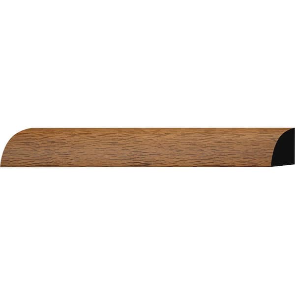 5111 5/8 in. x 5/8 in. x 8 ft. PVC Composite Highlands Oak Quarter Round Molding