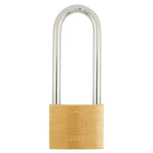 1-9/16 in. (40 mm) Solid Brass Keyed Lock with 2 in. Shackle