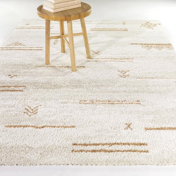 Jahn Brown 5 ft. x 7 ft. Tribal Area Rug