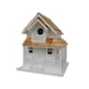 Home Bazaar White Backyard Bird Cottage HB-9045WS - The Home Depot