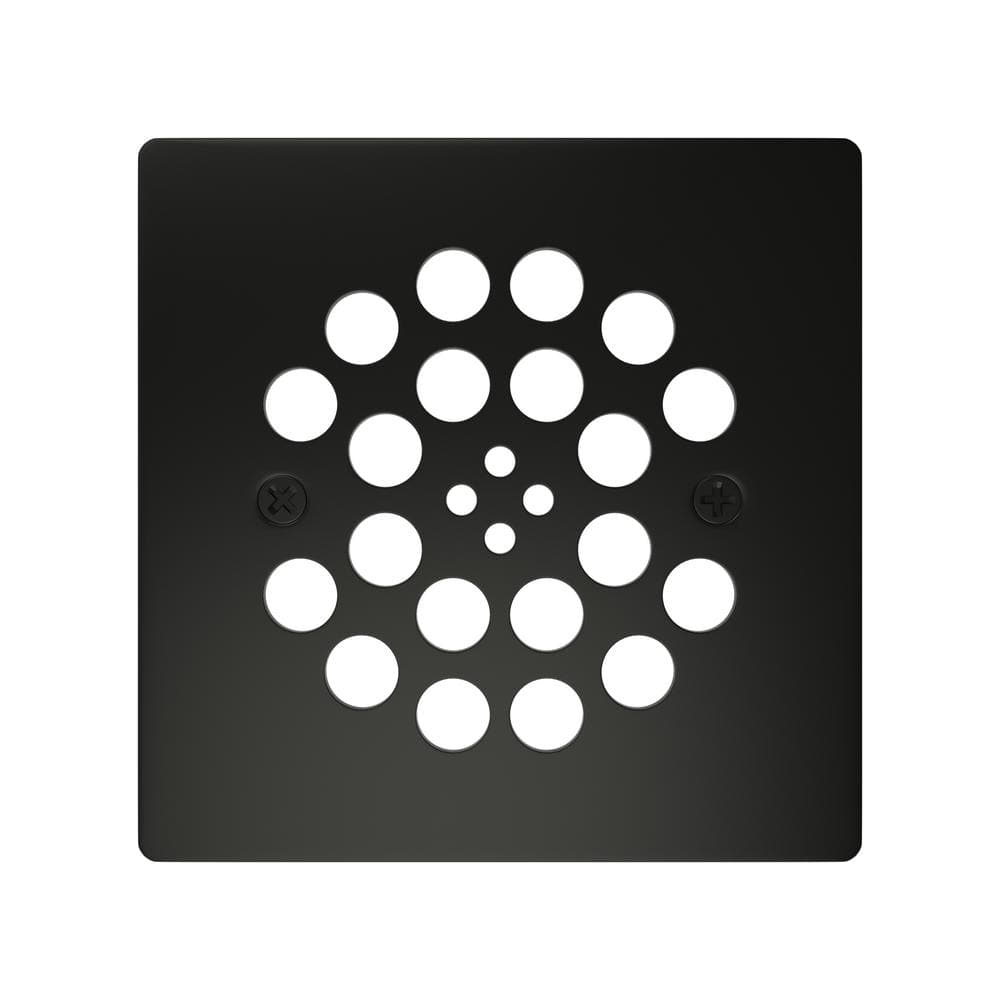 Redi Drain 4.25 in. x 4.25 in. Square Drain Plate in Matte Black price history on PriceWatchPro