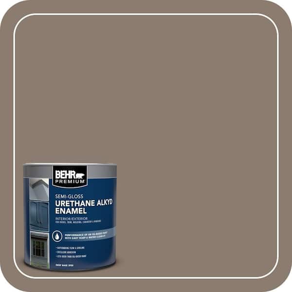 1 qt. #T18-07 Road Less Travelled Semi-Gloss Enamel Urethane Alkyd Interior/Exterior Paint