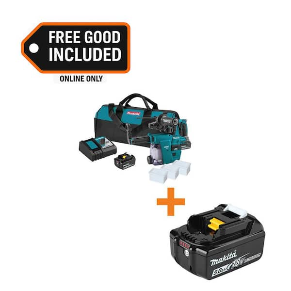 18V LXT Brushless 1 in. Rotary Hammer Kit 5.0 Ah, SDS-PLUS, HEPA Dust Extractor Attachment with 18V LXT Battery 5.0Ah