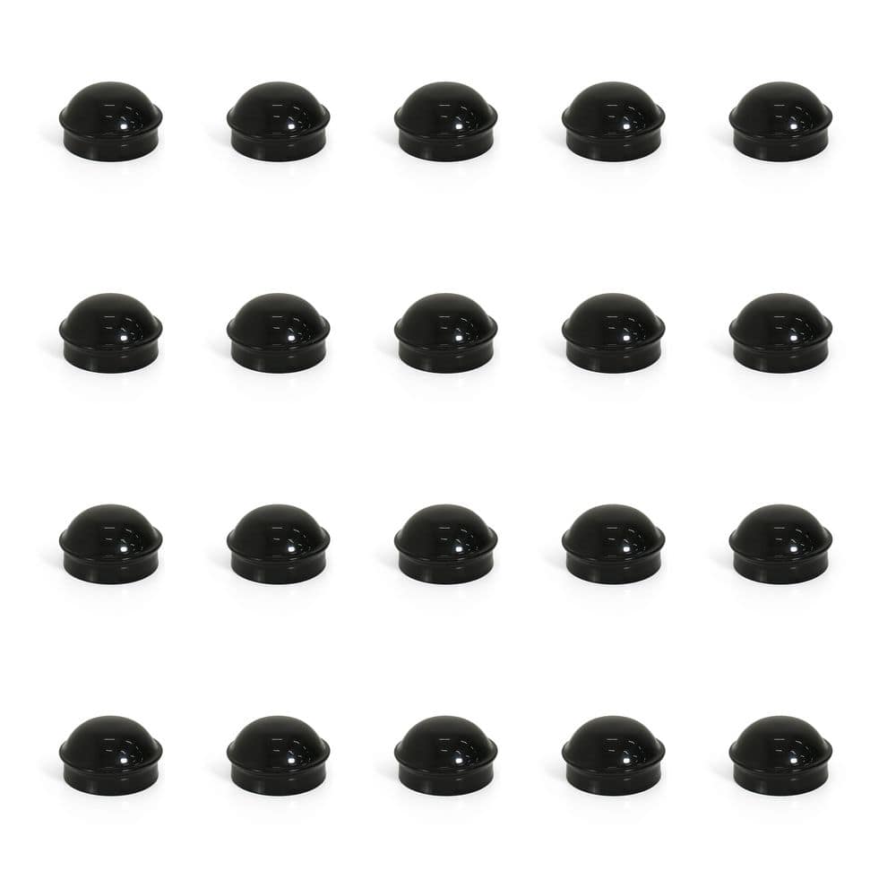 2-3/8 in. Chain Link Fence Black Galvanized Steel Terminal Post Cap (Pack of 20) price history on PriceWatchPro