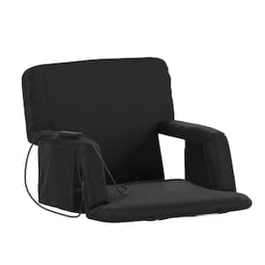 Black Folding Stadium Chair