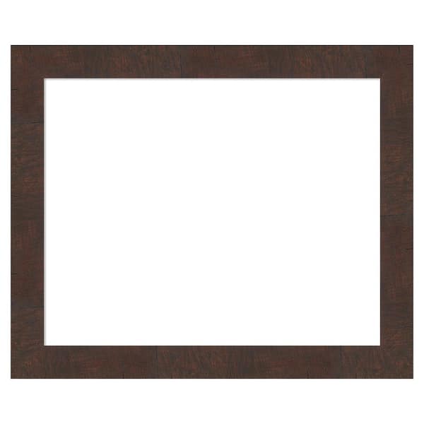 Wildwood Brown 35 in. x 29 in. Polystyrene Framed Dry Erase Magnetic Memo Board