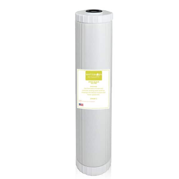 Matterhorn 4.5 in. x 20 in. Replacement Filter Anti-Scale Whole House Filtration System, with Polyphosphate