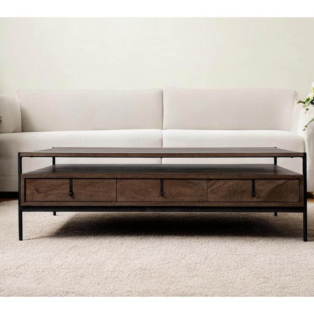30 in. Rectangle Solid Manufactured Wood Coffee Table