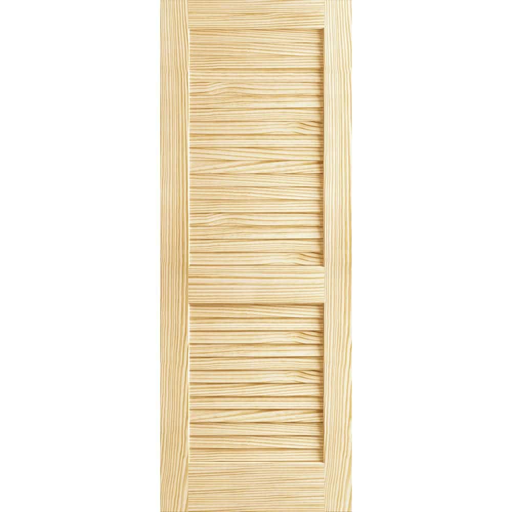 Plantation Louver/Louver Solid Wood Clear Pine Wood Interior Door Slab price history on PriceWatchPro