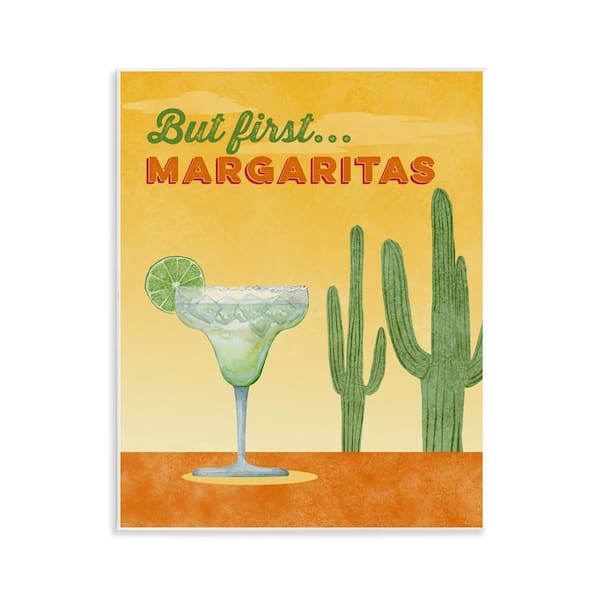 Stupell Industries Margarita & Desert Cactus by Brett Blumenthal Unframed Food Graphic Art Print 14 in. x 11 in.