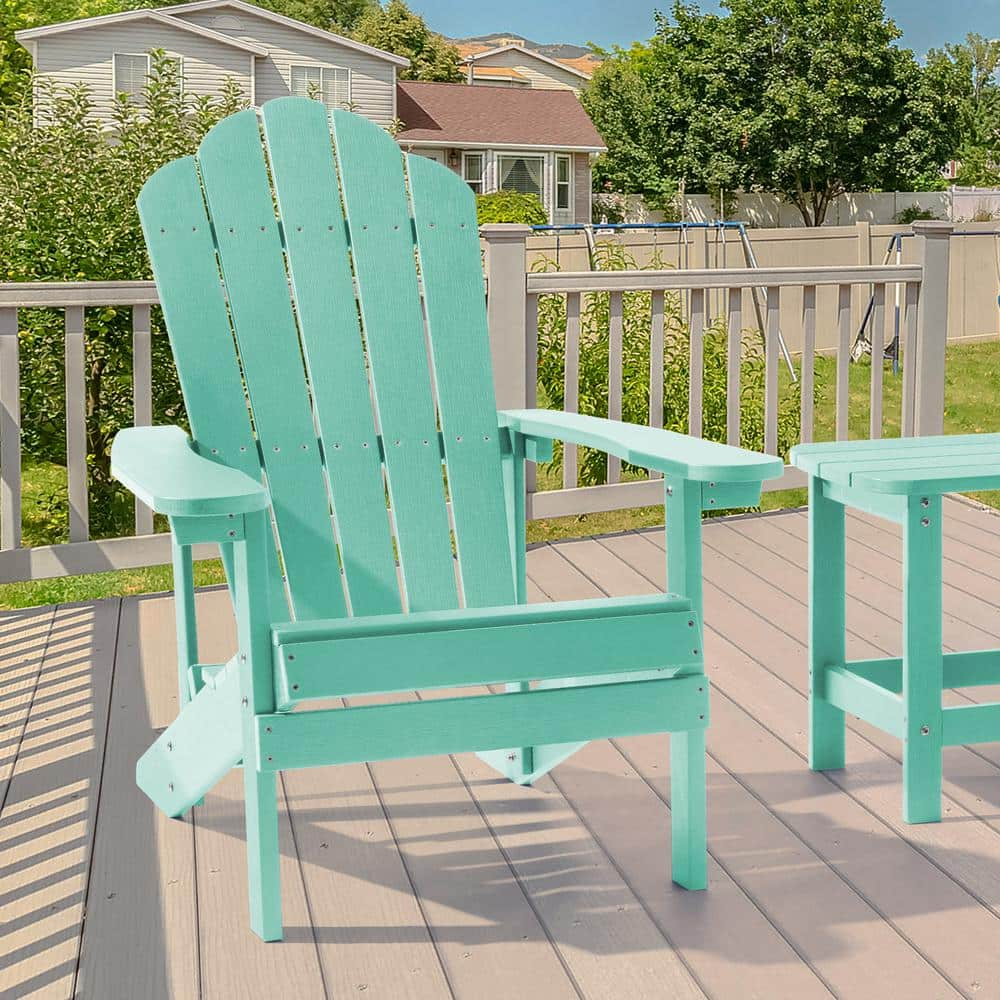 Sonkuki Apple Green Weather Resistant Plastic Adirondack Chair R-QINGWA ...