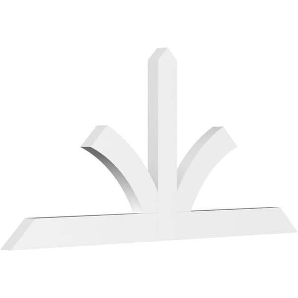 Ekena Millwork Richland 60 in. W x 27.5 in. H x 2 in. D Signature Polyurethane Bracket