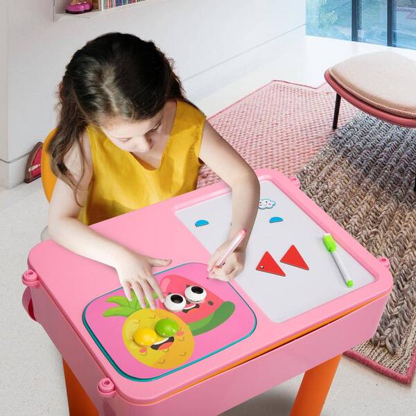 Brick Building Play Mat 2 Sided Toys Works  Activity Tables Preschool Kids 