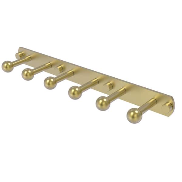 Allied Brass Prestige Skyline Collection Knob Robe/Towel Hook in Satin Brass