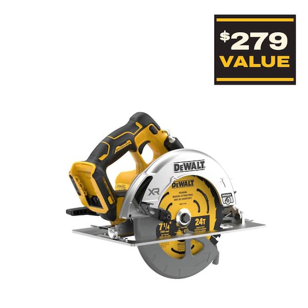 20-Volt MAX 7-1/4 in. Cordless Circular Saw (Tool Only)