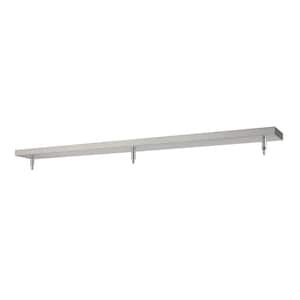 Multi Point Canopy 3-Light Ceiling Plate Brushed Nickel 4.5 in