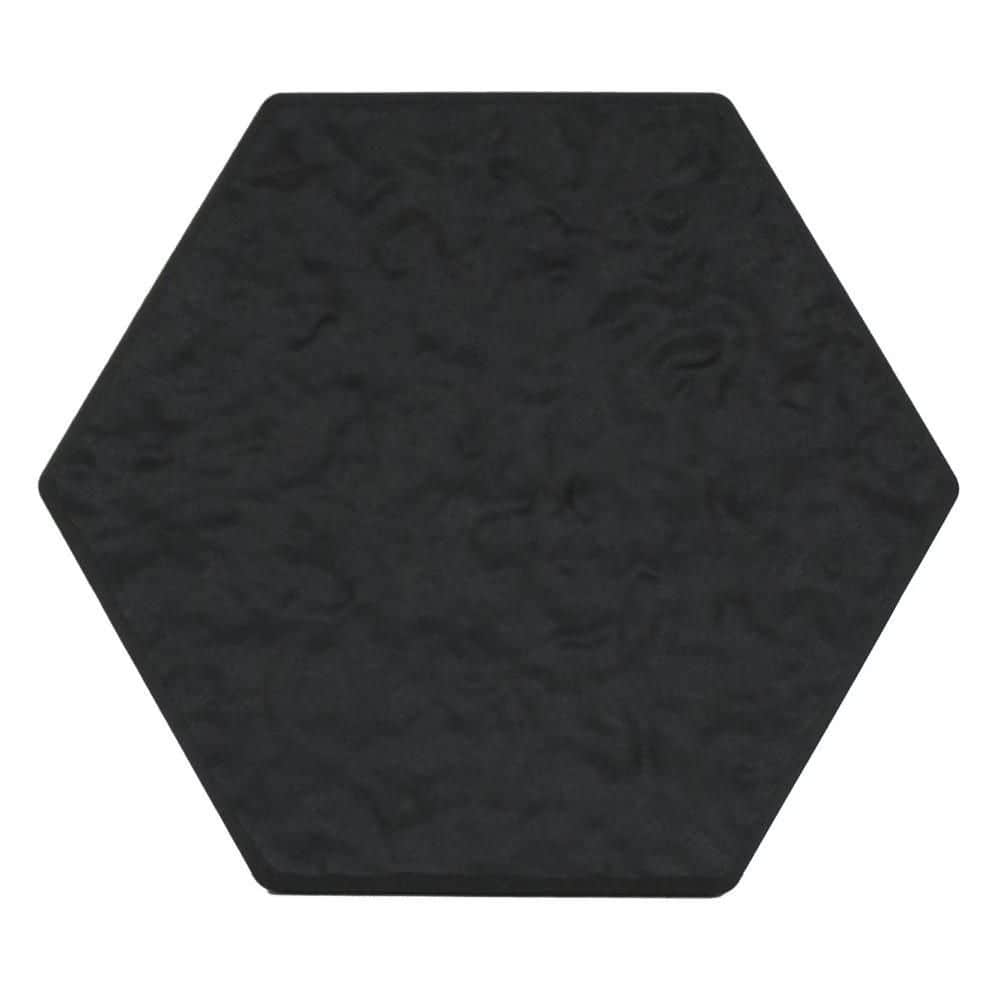 13 in. x 15 in. STOMP Hex Recycled Materials Stepping Stone in Black (10-pack) price history on PriceWatchPro