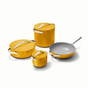 Cookware+ 8-Piece Ceramic Nonstick Cookware Set in Marigold