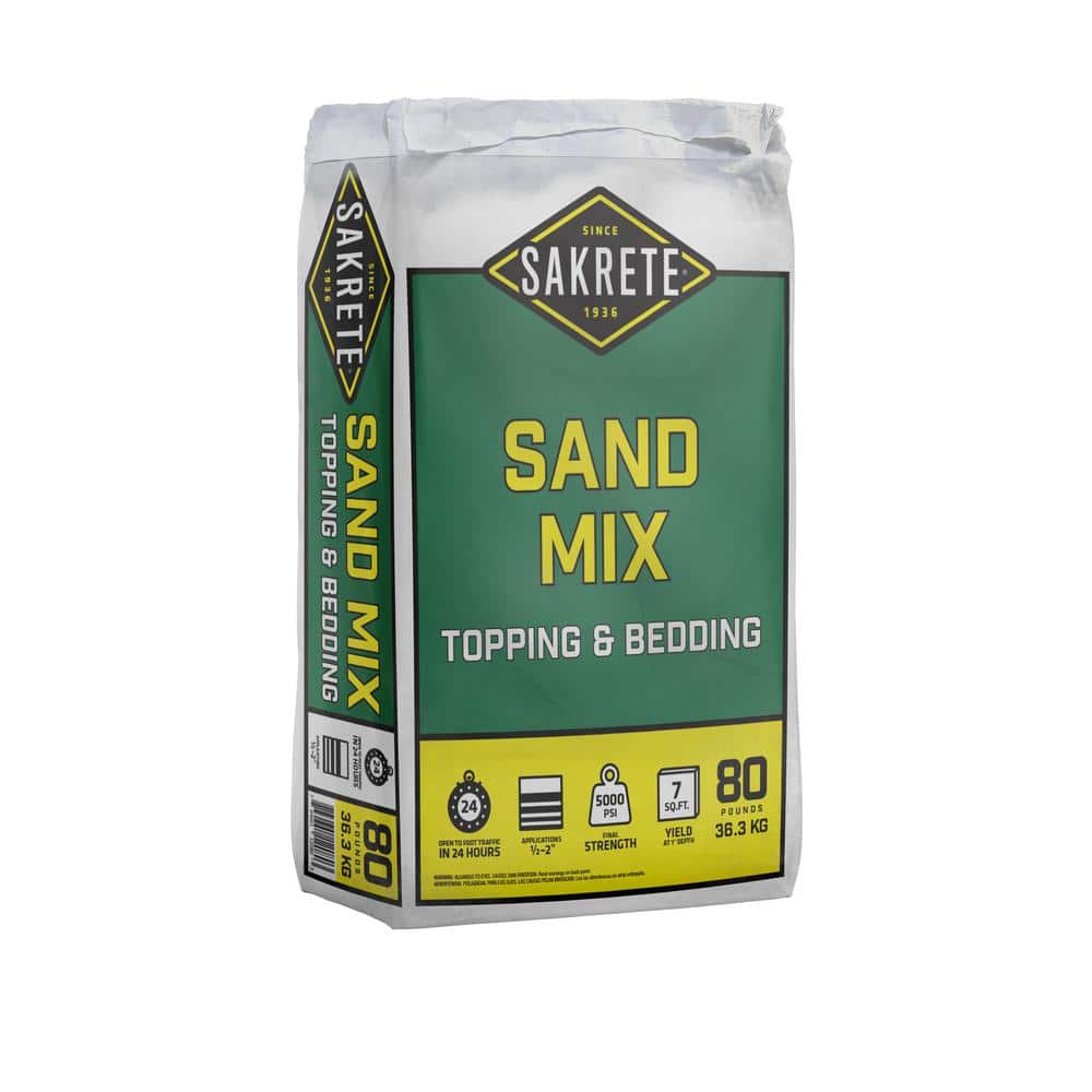 SAKRETE 80 lb. Sand Mix 65200400 - The Home Depot