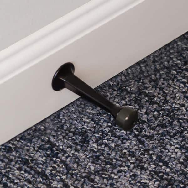 LOT OF 2 Everbilt Wall Doorstop In Oil Rubbed Bronze Finish 