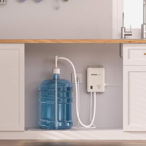Bottled Water Dispensing Pump System, 110V 20ft US Plug High Flow Bottled Water Pump with Single Inlet