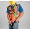 Werner Fall Protection Adjustable Safety Harness with 50 ft. Rope Lifeline  and Lanyard Bundle VB000001 - The Home Depot