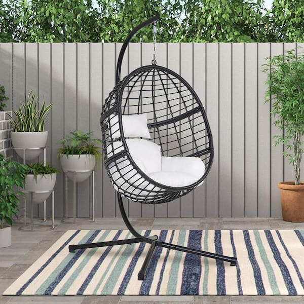 Outdoor discount basket swing