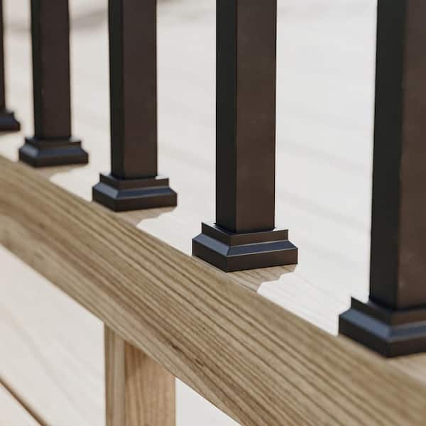 Black Estate Designer Horizontal Plastic Baluster Connector (20-Pack)