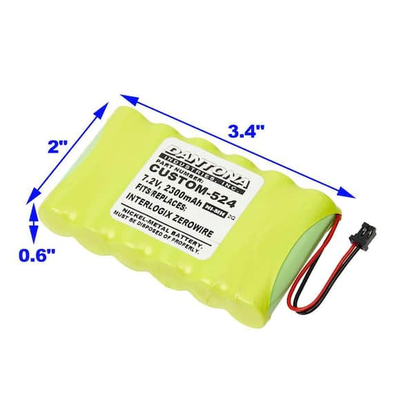 7.2V NIMH 2300mAh Fire Alarm Communicator Battery ZW-BAT21A CUSTOM