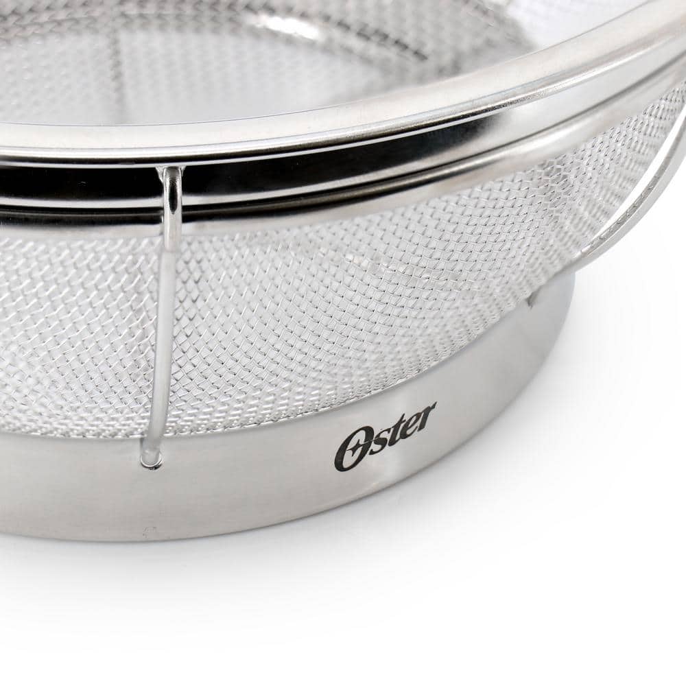 Oster Baldwyn 2-Piece Stainless Steel Mesh Colander Set
