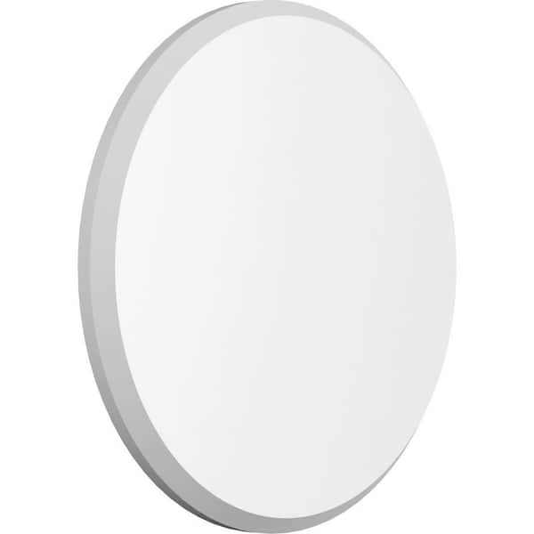 Ekena Millwork 8 in. W x 8 in. H x-1/2 in. P Standard Grayson Rosette with Beveled Edge (2-Pack)