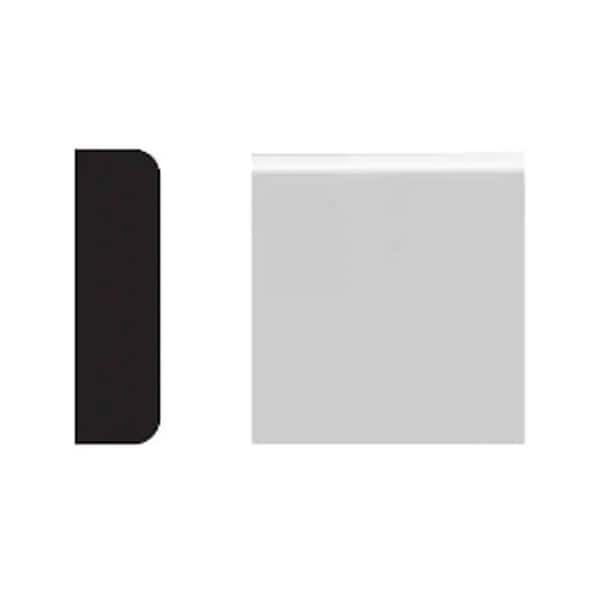 0.25 in. D x 0.75 in. W x 6 in. L PVC Chair Rail Sample