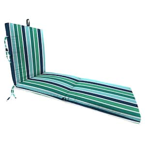 72 in. L x 21 in. W x 3 in. T Outdoor Chaise Lounge Cushion in Fitch Endive