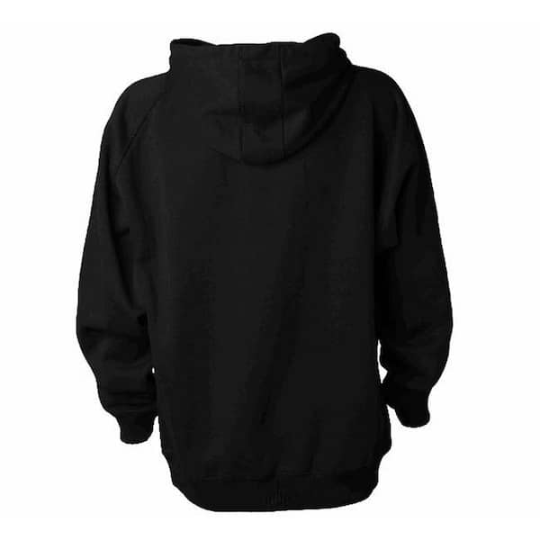 DEWALT Logan Men s Size XXL Black Cotton Polyester Water Resistant Hooded Sweatshirt DXWW50075 001 2XL