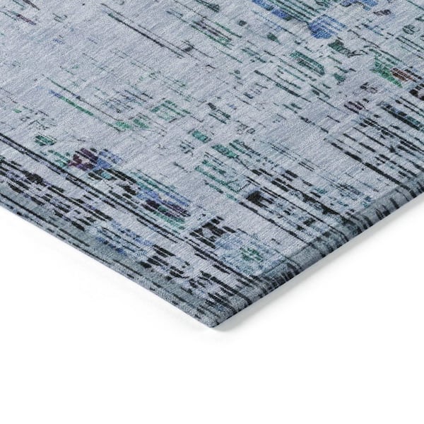 Chantille Machine Washable Indoor/Outdoor Abstract ACN1734 Blue 2 ft. x 3 ft. Accent Rug