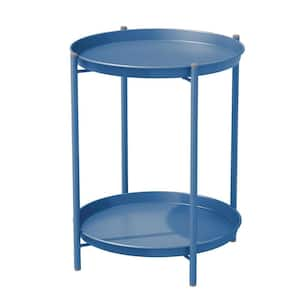 Outdoor side table, double-layer design, various colors available