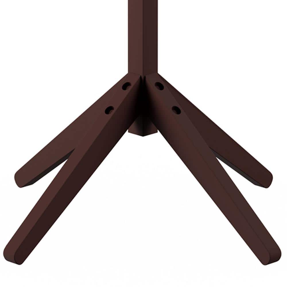 Lavish Home Freestanding 8-arm Coat Rack Stand with Modern Finish, Espresso