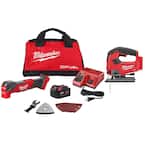 M18 FUEL 18V Lithium-Ion Cordless Brushless Oscillating Multi-Tool Kit with FUEL Jigsaw