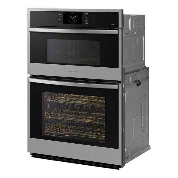 Samsung 30 Microwave Combination Wall Oven with Steam Cook in Stainless  Steel NQ70CG600DSR - The Home Depot